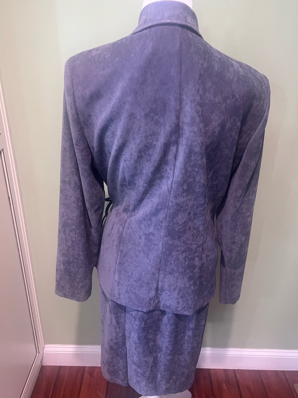 Women's Midi Wrap Dress in Slate Gray - Picture 2 of 2